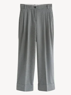 Grey Tabitha Simmons X Next Wool Blend Wide Leg Trousers