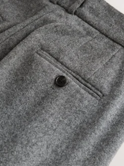 Grey Tabitha Simmons X Next Wool Blend Wide Leg Trousers