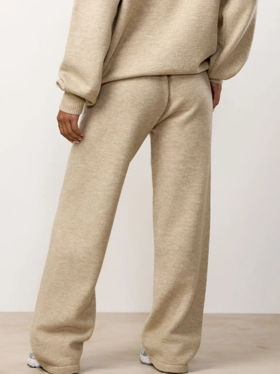 Gym King Brown Restore Knit Straight Leg Joggers