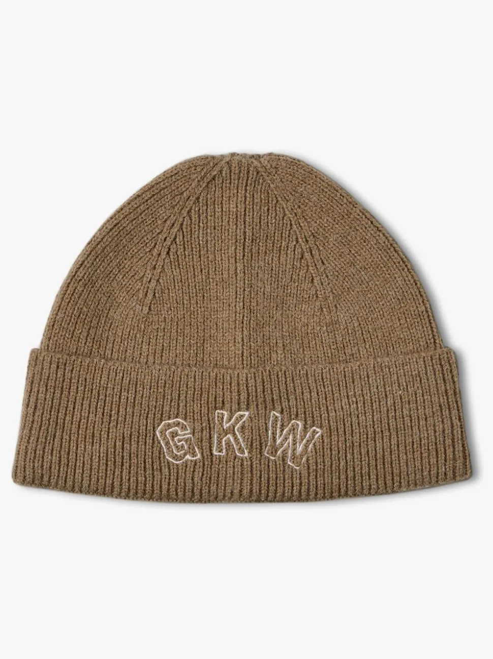 Gym King Brown Rib Knit Beanie