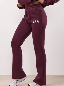 Gym King Red Inspire Flared Joggers