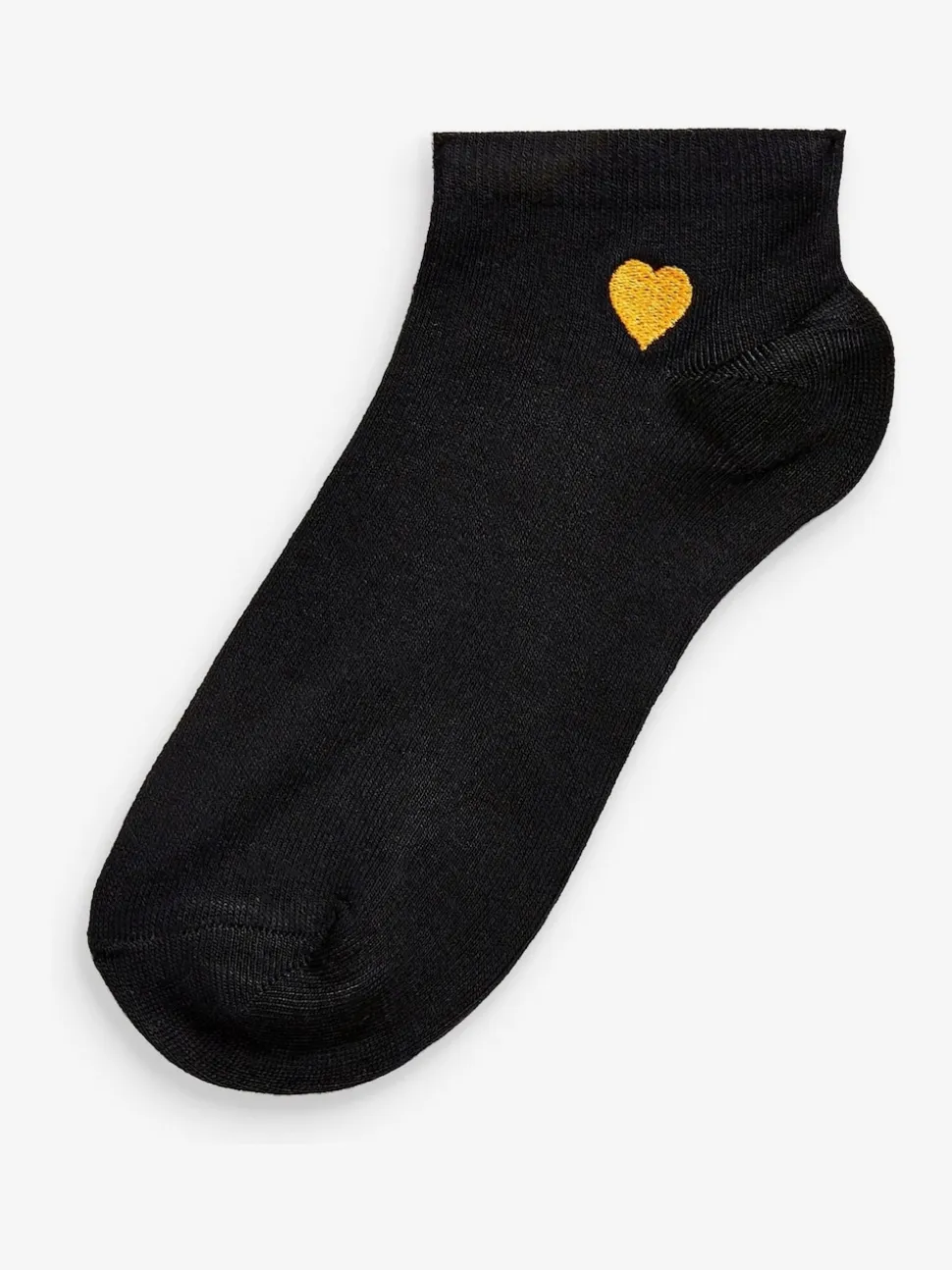 Heart Motif Trainer Socks 5 Pack