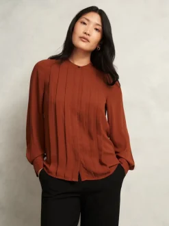 Hobbs Orange Arizona Blouse