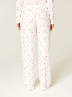 Hollister Cosy Wide leg White Pyjamas Bottoms