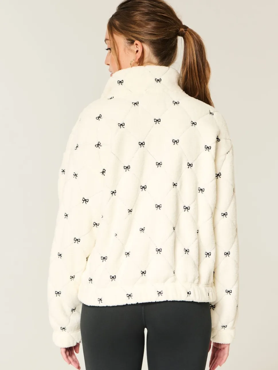 Hollister Gilly Hicks Embroidered Full Zip Sweatshirt