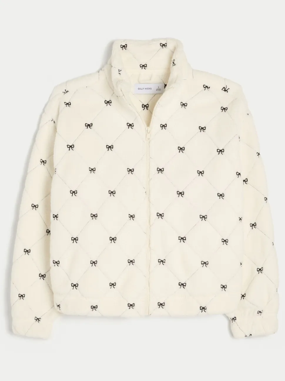 Hollister Gilly Hicks Embroidered Full Zip Sweatshirt