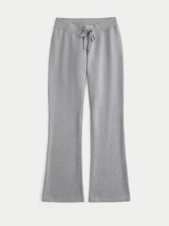 Hollister Grey Low Rise Bootcut Flare Joggers