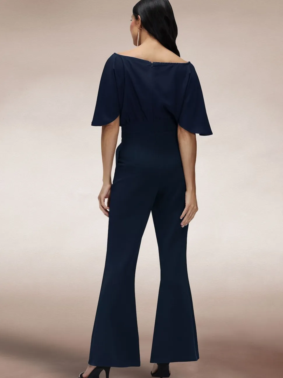 Hot Squash Blue Drop Shoulder Jumpsuit