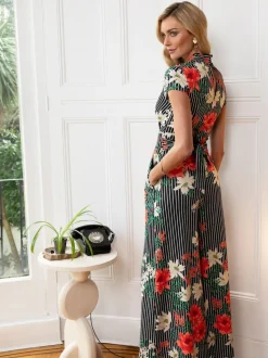 Hot Squash Petite Wide Leg Black Jumpsuit