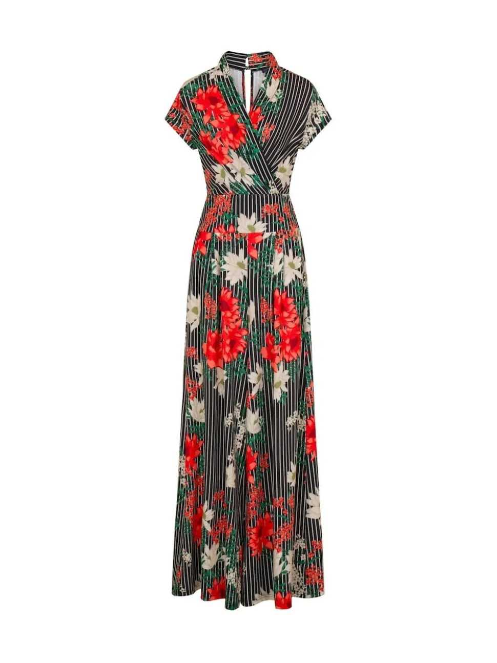 Hot Squash Petite Wide Leg Black Jumpsuit
