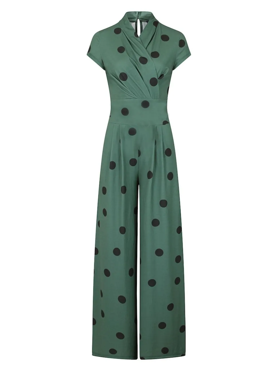 HotSquash Green Jersey Wide Leg Jumpsuit