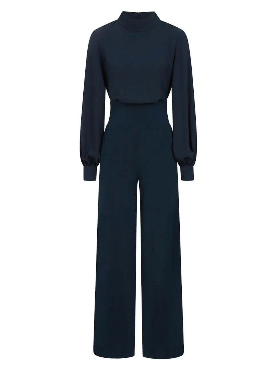 HotSquash Wide Leg Jumpsuit With Blouson Sleeve