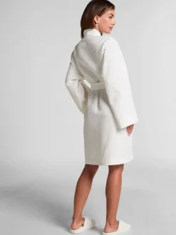 Hunkemöller Waffle White Bathrobe