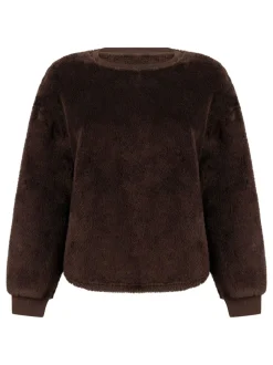 Hunkemoller Longsleeved Fluffy Brown Fleece