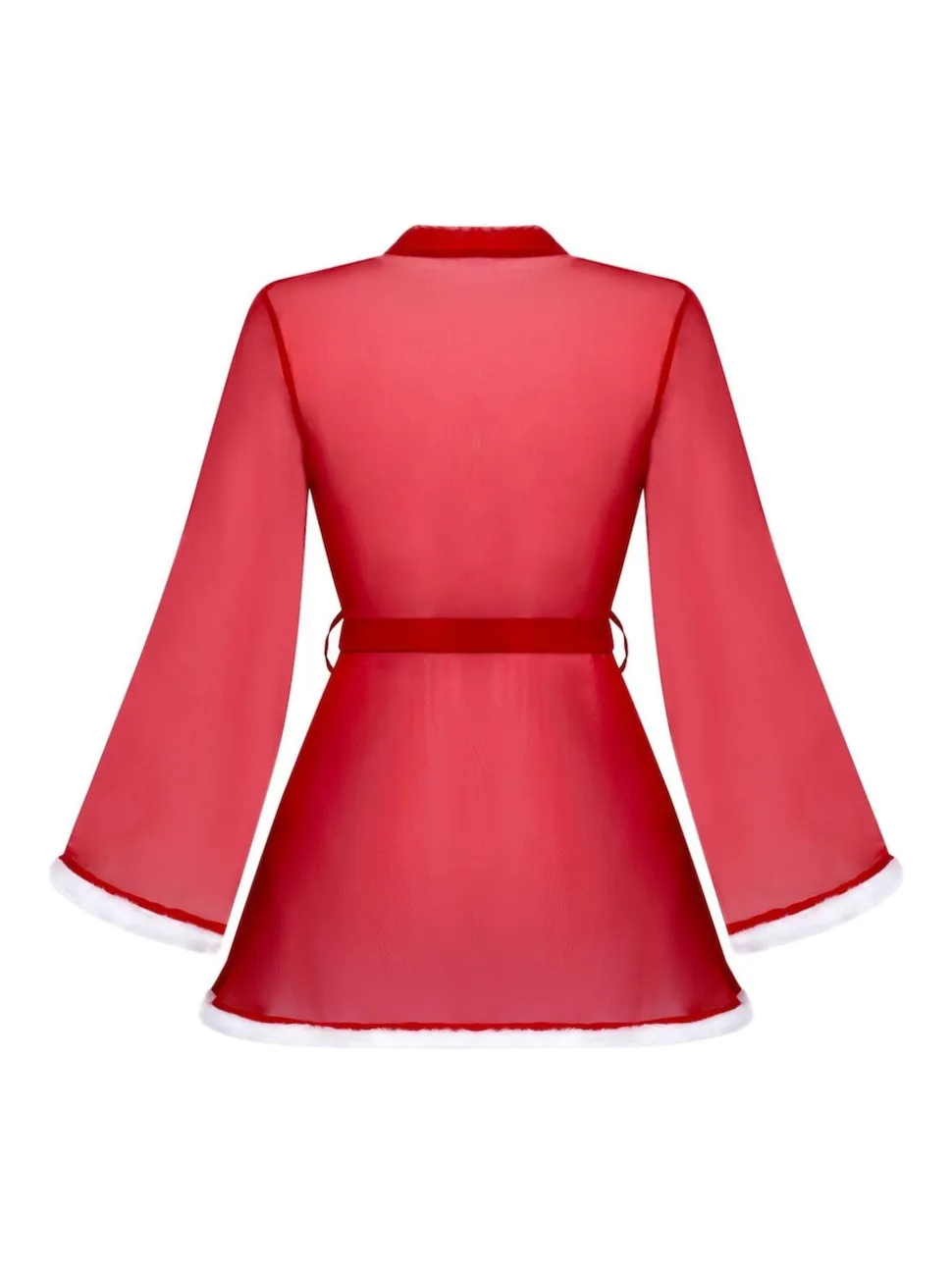 Hunkemoller Red Santa Mesh Kimono