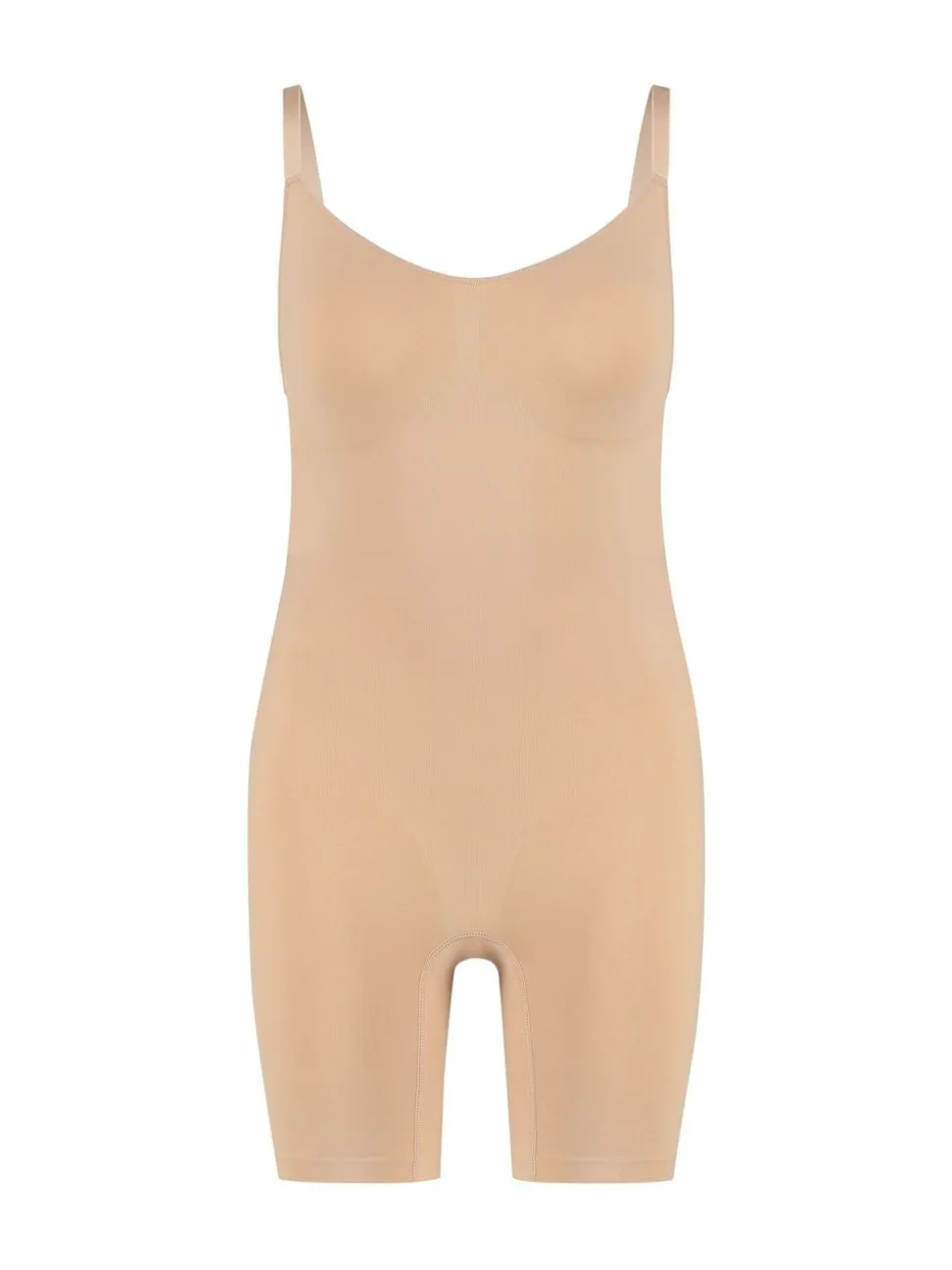 Hunkemoller Seamless Enhancing Thigh Slimmer Shapewear 100% Cotton Bodysuit
