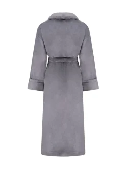 Hunkemoller Soft Fleece Grey Bathrobe