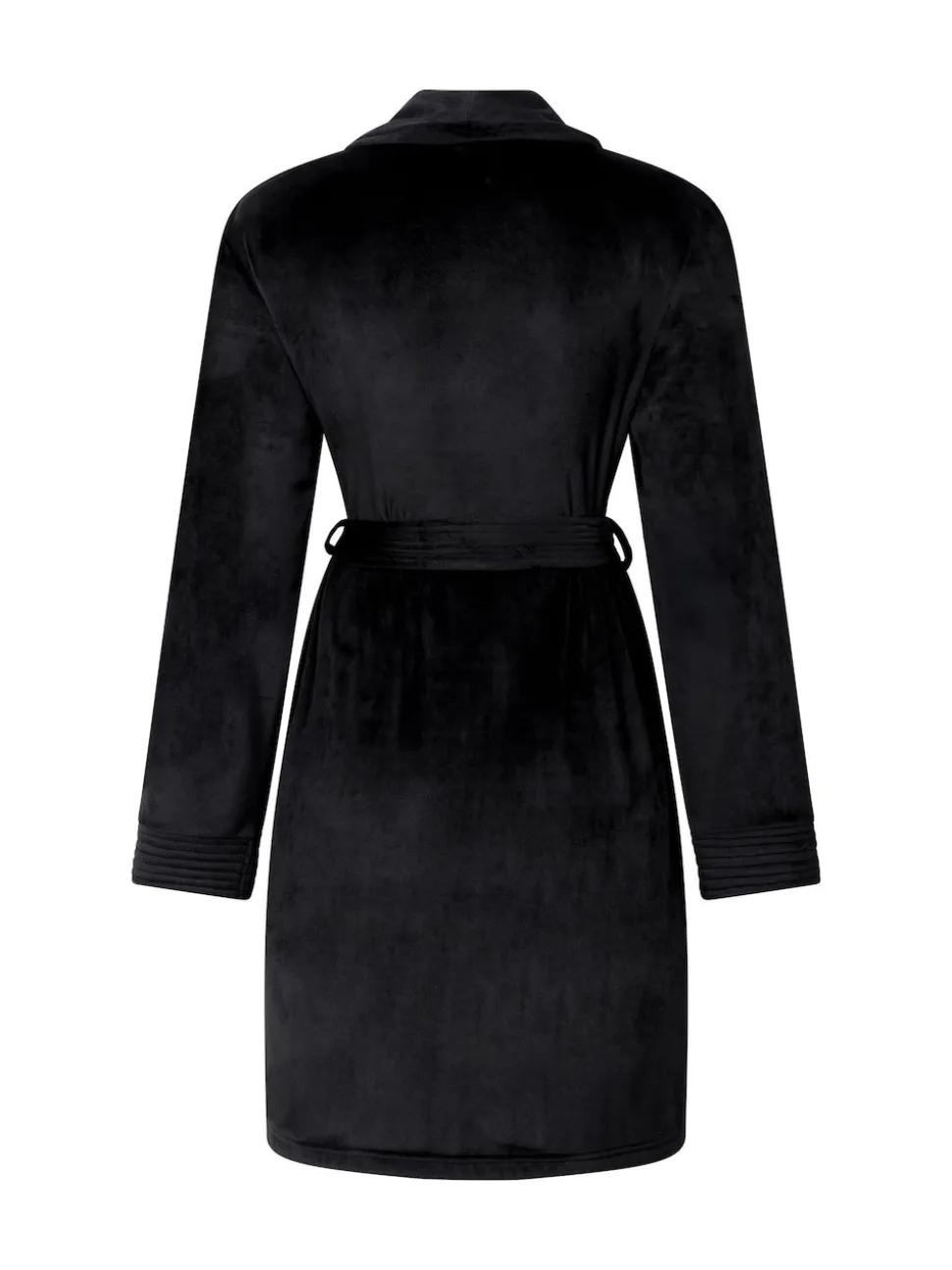 Hunkemoller Velours short Black Bath Robe