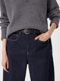 Hush Black Polly Leather Belt