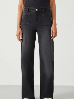 Hush Black Rowan Flared Jeans