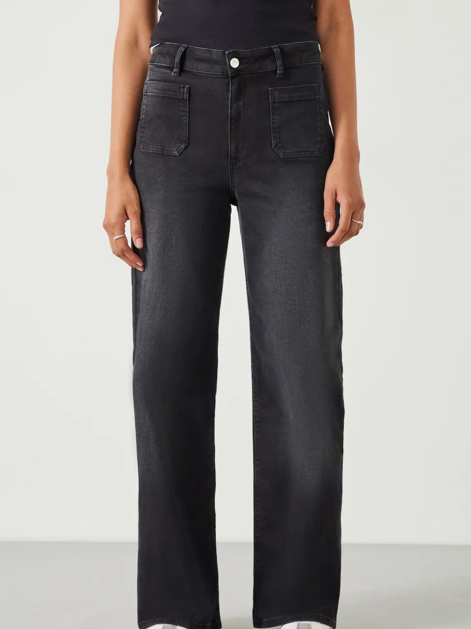 Hush Black Rowan Flared Jeans