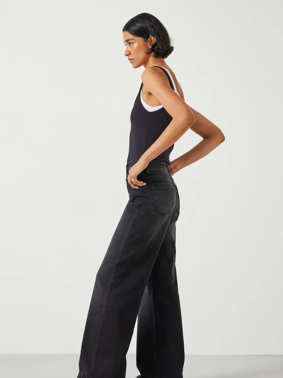 Hush Black Rowan Flared Jeans
