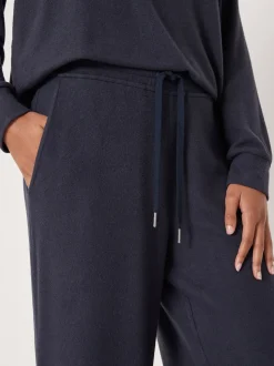Hush Blue Elle Supersoft Wide Leg Joggers