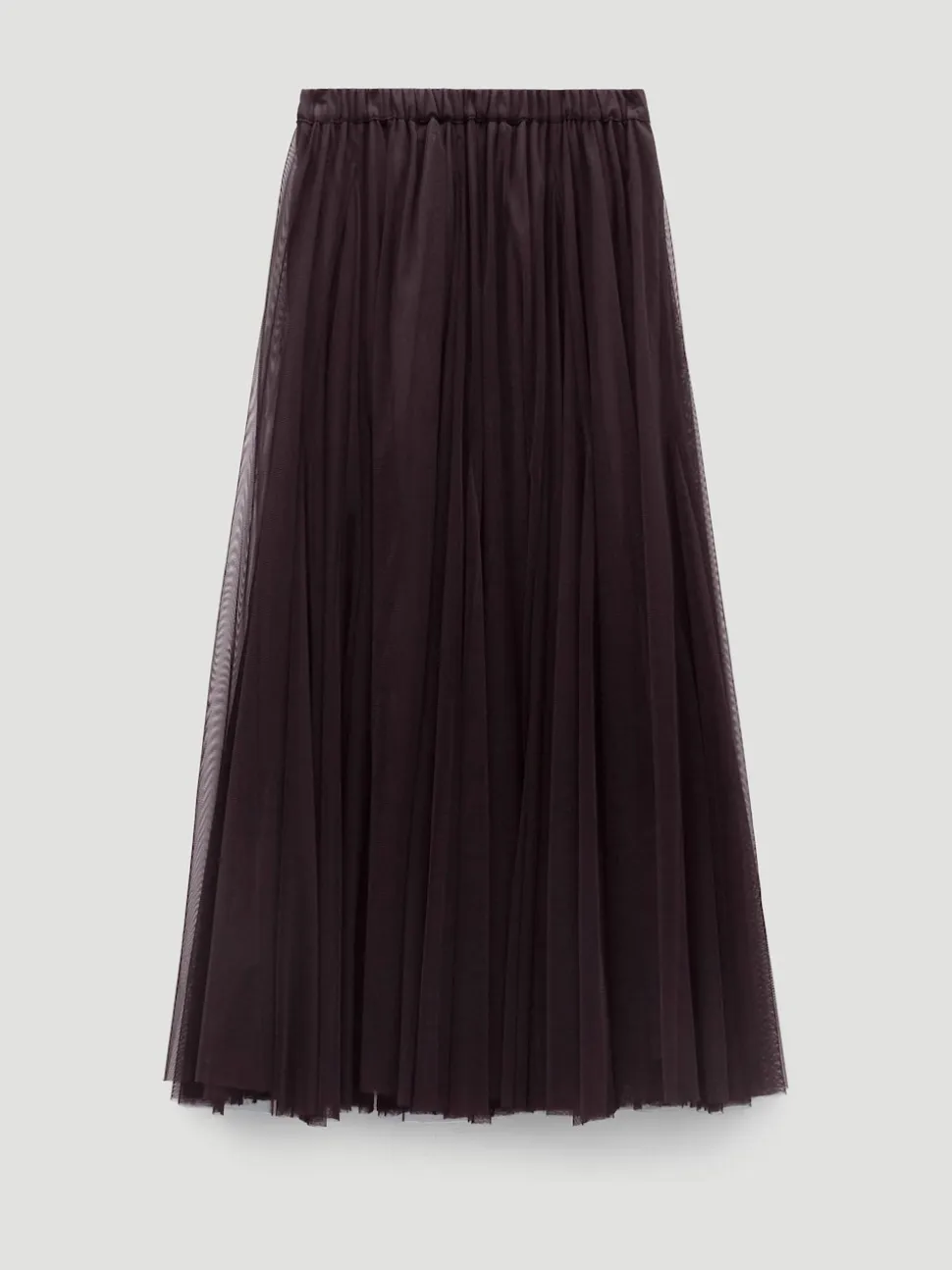 Hush Brown Millie Godet Skirt