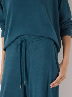 Hush Green Elle Supersoft Wide Leg Joggers