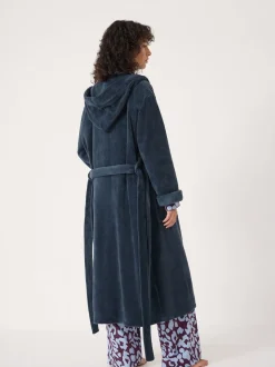 Hush Green Fluffy Hooded Dressing Gown