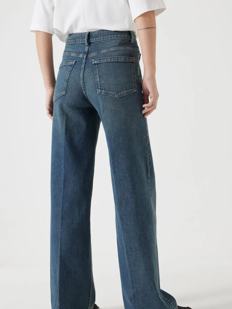 Hush Green Rowan Flared Jeans