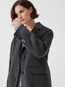 Hush Grey Pure Wool Double Faced Blazer