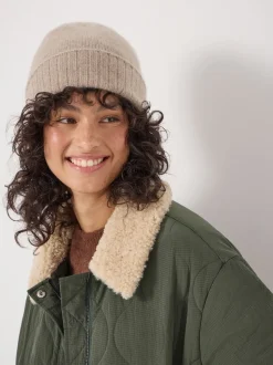Hush Natural Cashmere Beanie