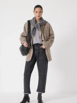 Hush Natural Pure Wool Double Faced Blazer