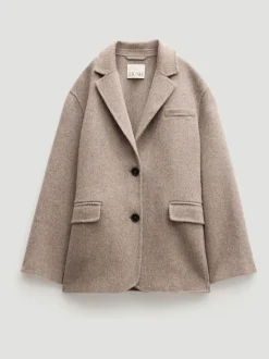 Hush Natural Pure Wool Double Faced Blazer