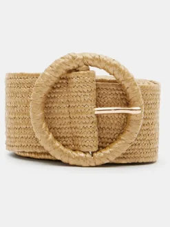 Hush Natural Wrenley Woven Belt