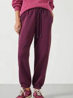 Hush Red Alyna Pocket Detail Relaxed Joggers