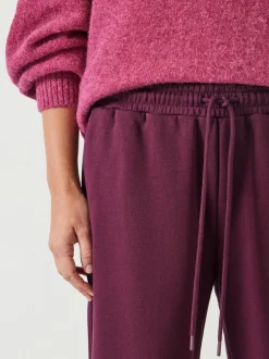 Hush Red Alyna Pocket Detail Relaxed Joggers