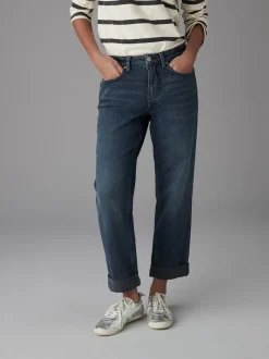 Inky Blue Boyfriend Jeans