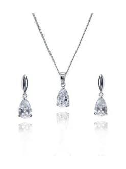 Ivory & Co Silver Tone Vanderbilt Jewellery Set