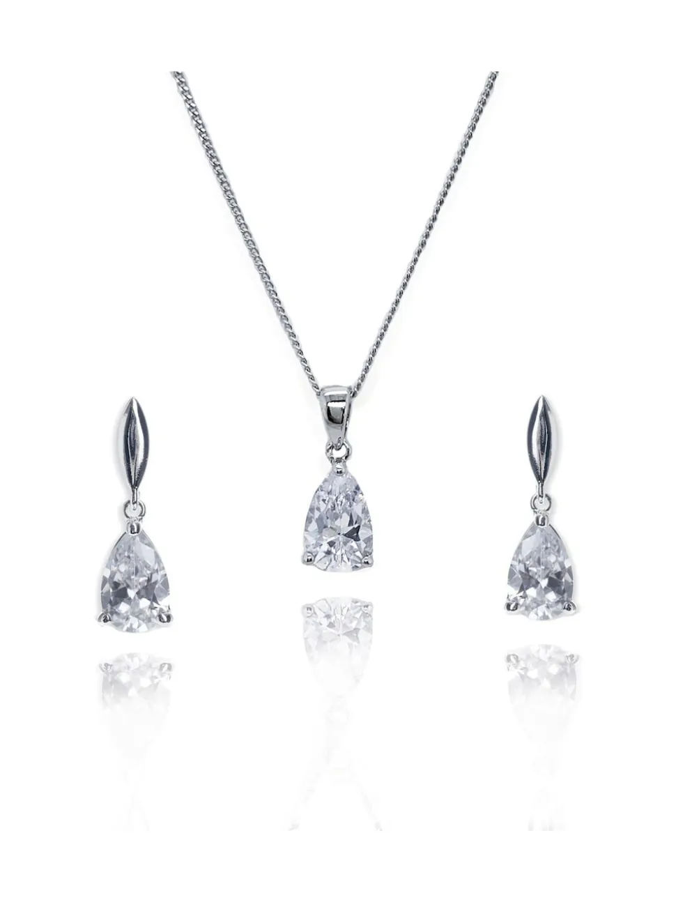 Ivory & Co Silver Tone Vanderbilt Jewellery Set