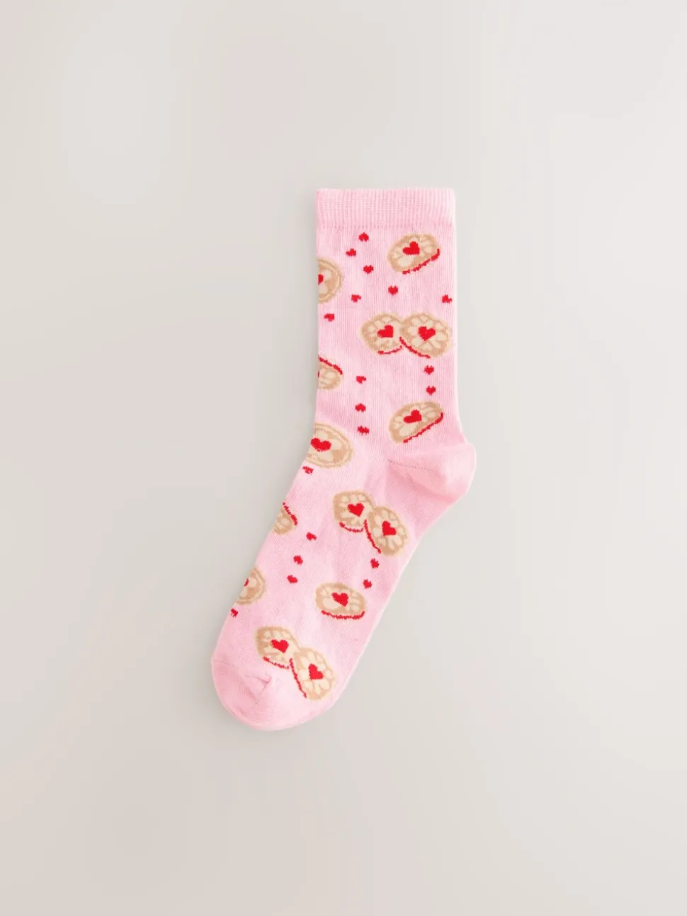 Jammy Heart Ankle Socks 4 Pack