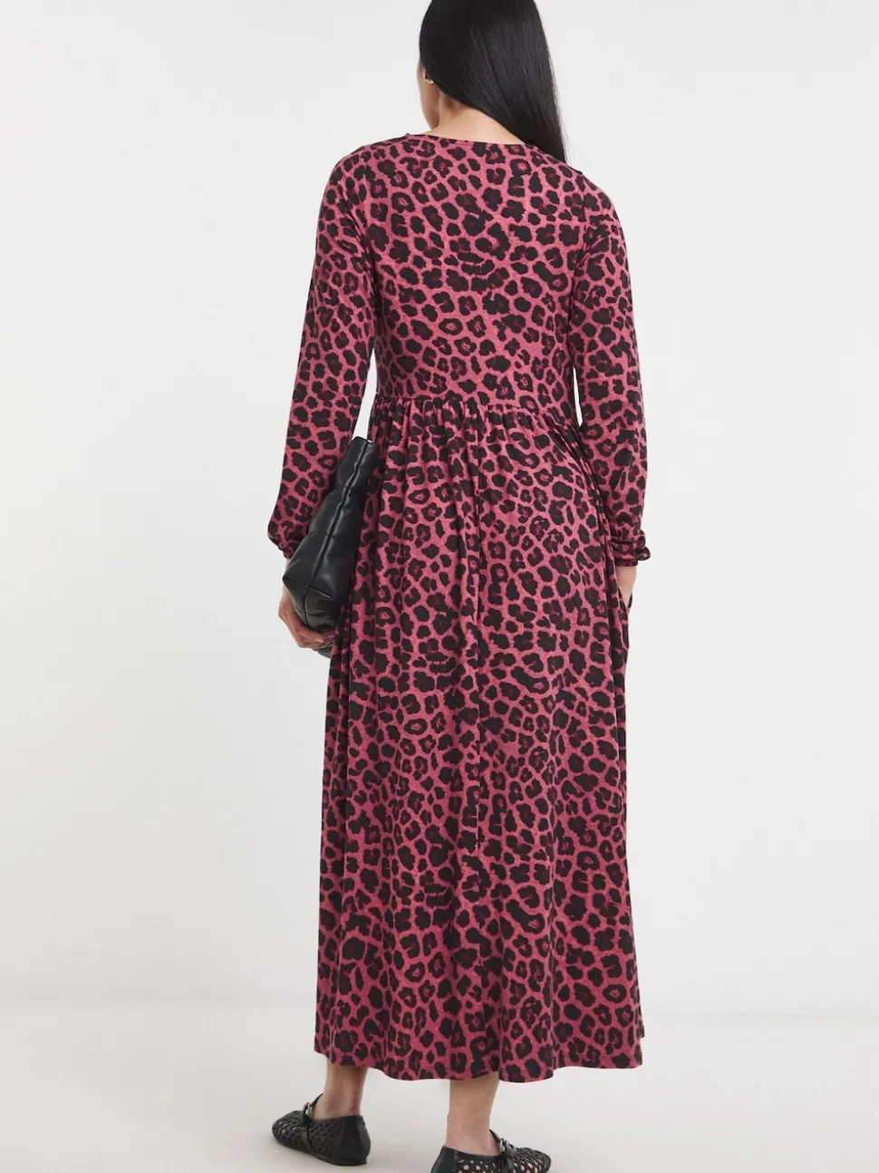 JD Williams Animal Supersoft Jersey Midi Smock Dress