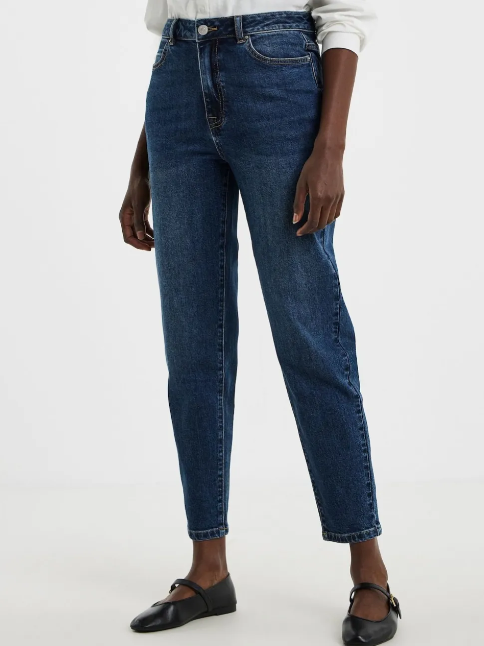 JD Williams Blue Authentic Mom Jeans