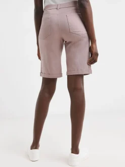 JD Williams Pink 24/7 Denim Knee Length Shorts
