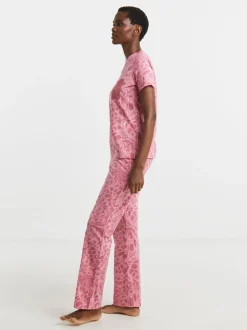 JD Williams Pink 2 Pack Short Sleeve Pyjama Set