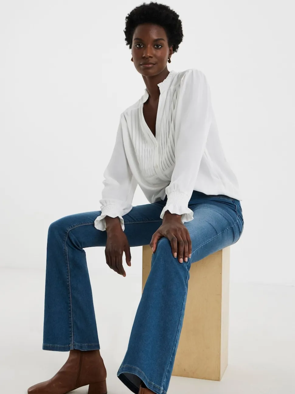 JD Williams Sky Blue Bootcut Jeggings