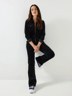 Joe Browns Black Petite Stretch Fit Darcy Cord Jumpsuit