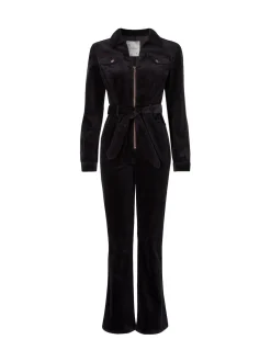 Joe Browns Black Petite Stretch Fit Darcy Cord Jumpsuit