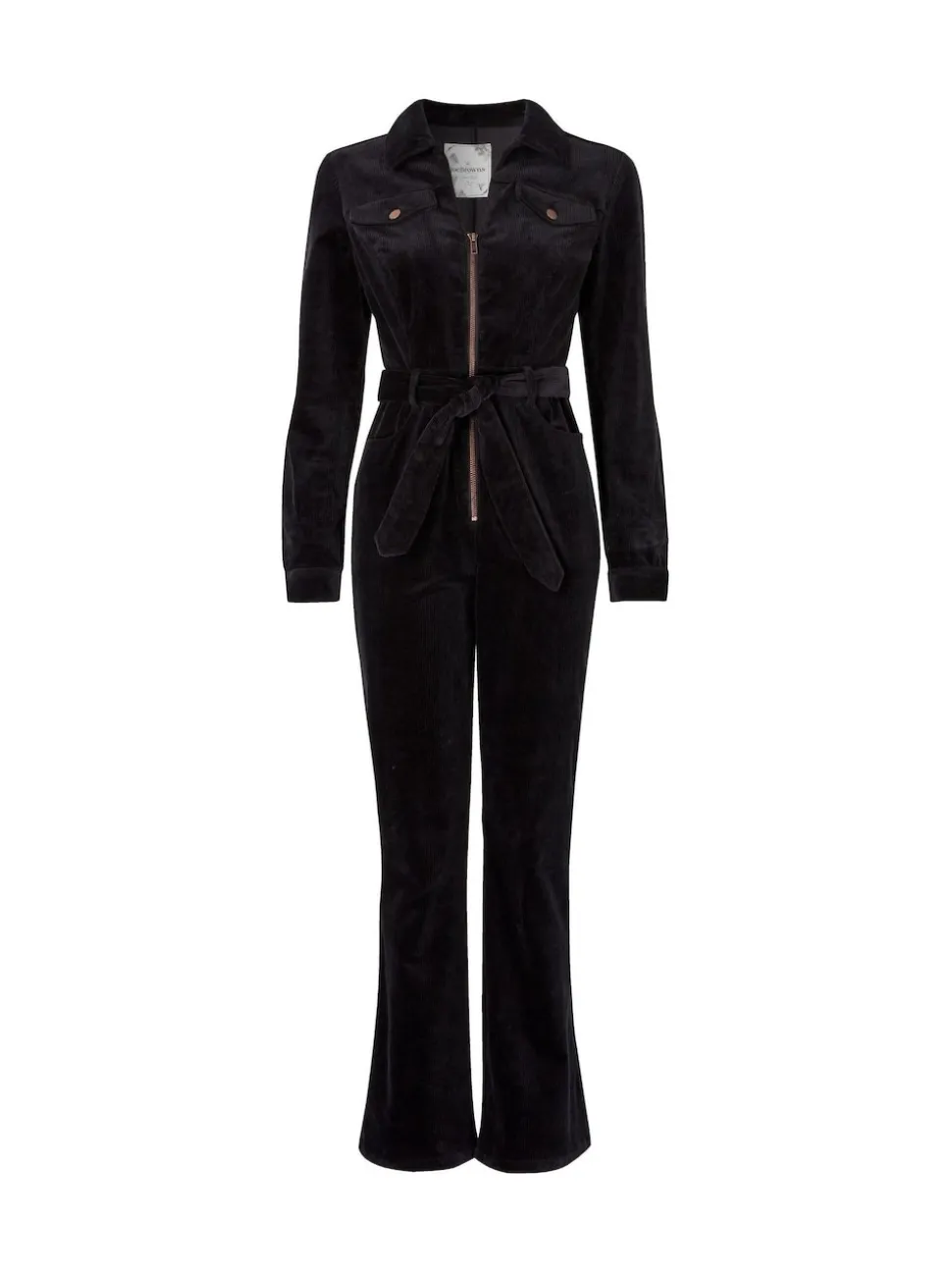 Joe Browns Black Petite Stretch Fit Darcy Cord Jumpsuit